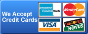 Garage Guys Lakewood accepts all major credit cards
